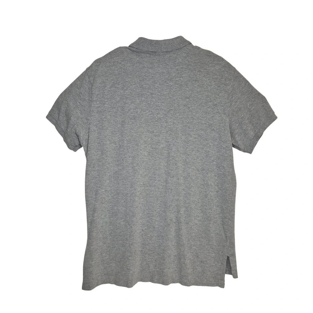 Polo Ralph Lauren Polo Shirt‎ Mens Large Custom Fit Gray Short Sleeve Pony Logo